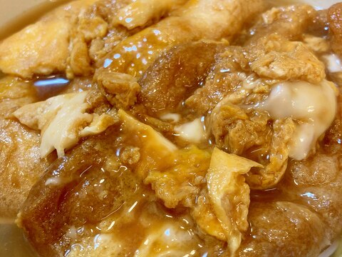 超簡単!味染みおあげの卵とじ